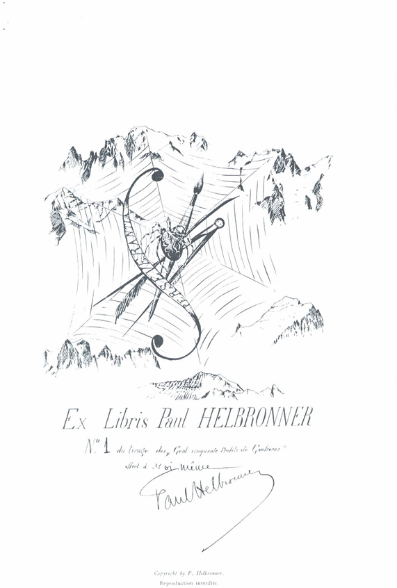 Ex-Libris Paul Helbronner (PNG)